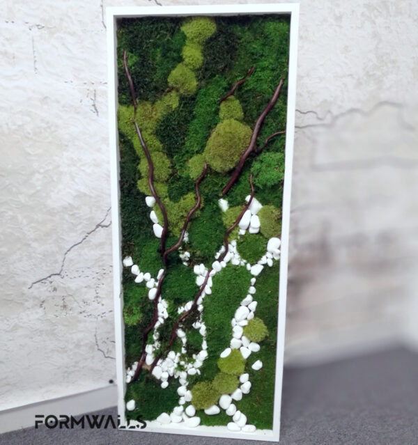 Obraz z mchów stabilizowanych typu Natura 100x 40 cm